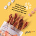 ASMPET Dog Triple-Flavor Treat Twists Stick, Non-rawhide Chicken Chews w/Fish & Duck, Nutritious All Natural Ingredients Dog Treats for Small, Med...