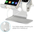 Tranesca 2 in 1 Charging Stand Compatible with Apple Watch Series Ultra2/Ultra/9/8/7/6/5/4/3/2/1/SE (38mm/40mm/41mm/42mm/44mm/45mm/49mm) and Compa...