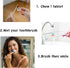 90 Toothpaste Tablets in Refill/Recycle Glass Tube - for Travel and Daily Home Office Use - Nano Hydroxyapatite, Fluoride-Free, Vegan (Blueberry90...