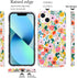 J.west iPhone 13 Case 6.1, Soft Shockproof Cute Floral Phone Protective Cover for Women, Garden Flower Pattern Design Slim Fit Anti-Scratch Phone ...