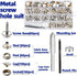 BIOUU Canvas Snap Kit Tool - 363PCS Stainless Steel Snap Fastener Kit for Boat Covers, Carpets and Furniture...