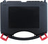 Small Hard Carrying Case with Pluck Foam Interior for Pistol, GoPro, Camera, and More - Outer Size 9 x 7.7 x 2.2 Inches, Black...