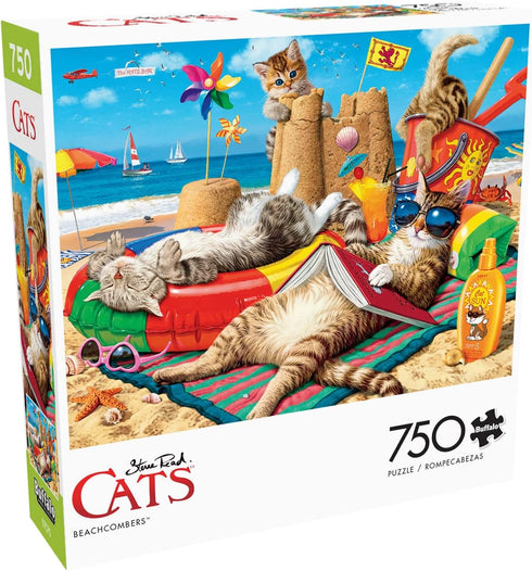 Buffalo Games - Beachcombers - 750 Piece Jigsaw Puzzle Multicolor, 24"L X 18"W...
