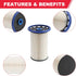 VW Fuel Filter Fits for Passat 2012-2014 2.0L Diesel Engine Volkswagen TDi Fuel Filter Replaces# PU8008 7N0127177 DF99057 7N0127177B...