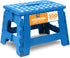 Utopia Home Folding Step Stool - (Pack of 1) Foot Stool with 9 Inch Height - Holds Up to 300 lbs - Lightweight Plastic Foldable Step Stool for Kit...