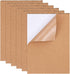 BENECREAT 8 Pack Self-Adhesive Cork Sheets 1mm Thick A4 Rectangle Insulation Cork Backing Sheets for Coaster, Wall Decoration, Wedding Party, DIY ...