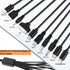 10 in 1 Multi Charging Cable, Universal Multiple Charging Cord Charging Cable with 10 Ports for Charging Cell Phones Speaker MP3 MP4 & More......