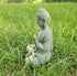 Meditating Buddha Statue Natural Sandstone Buda Sculptures for Fish Tank Aquarium Decorations Home Zen Garden Bonsai Ornament Decor, Gifts (Fearle...