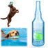 AIERSA Water Bottle Dog Toy,Squeaky Dog Toys for Aggressive Chewers,Indestructible Dog Chew Toys for Small Medium Large Dogs,Dog Toy Water Bottle ...