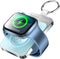 Portable Wireless Charger for Apple Watch, 1500mAh Magnetic iWatch Charger Travel, Portable Watch Charger Keychain Power Bank for iWatch Series 9/...
