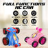 HYW Remote Control Stunt Car for Kids Set of 2,Double Sided 360° Rotation and Flip,with LED Light,Toy Christmas Birthday Gifts for Boys and Girls ...