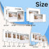 Canetti Original Magnet Picture Frame - Crystal Clear Acrylic Glass Table Top Photo Frame...