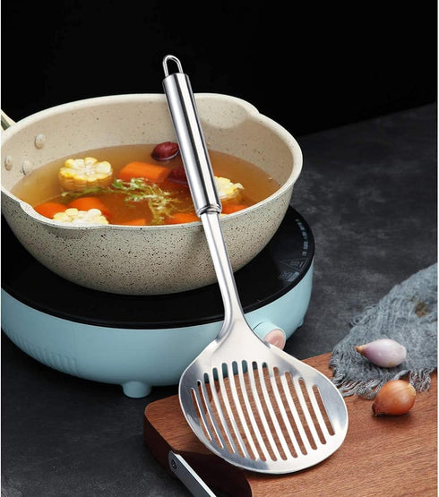 Tenta Kitchen Flexible Fish Turner Spatula, for Fish/egg/meat/dumpling Frying (Turner Set Of 2)...