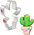 Cactus Houseplant Succulent Cookie Cutter, 4" Made in USA by Ann Clark...