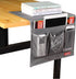 Bedside Storage Organizer, Table Cabinet Bedside Organizer Caddy for Remotes Phone Glasses (Classic 4 Pockets-Grey)...