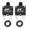 5 Amps Thermal Circuit Breakers 125/250V AC 32V DC Push Button Manual Reset Overload Protector Switch 5A 2 Pack...