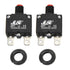 5 Amps Thermal Circuit Breakers 125/250V AC 32V DC Push Button Manual Reset Overload Protector Switch 5A 2 Pack...
