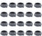 RAUVOLFIA 100 Pack 2 Inch Mini Cake Containers Clear Plastic Cupcake Box with Dome Lids for Chocolate Covered Cookies, Muffin, Mooncake and Other ...