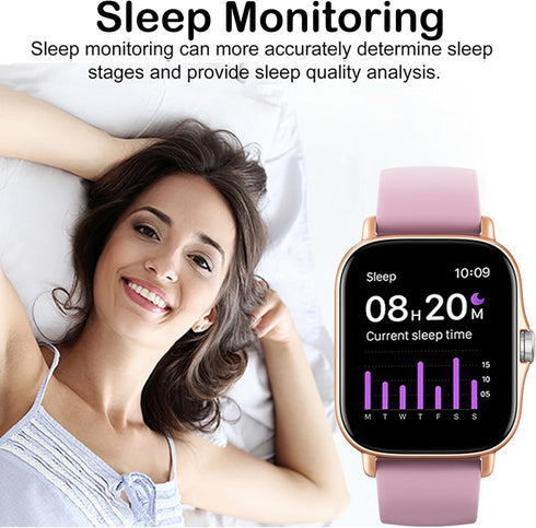 Smart Watch, 1.81" Upgraded Full Touchscreen Smart Watch for Android iPhones with Heart Rate Blood Pressure Monitor, Multiple Sports Fitness Track...