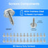 Canvas Snap Kit, Stainless Steel Snaps Marine Grade Snaps for Boat Cover - Snap Kit for Boat Cover 3/8" Socket Metal Snaps Fasteners for Clothing ...