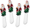 Supreme Housewares Santa Claus Cheese Spreaders, Hand-Painted Resin Handles with Stainless Steel Blades for Spreading Cream Cheese, Butter, Jam, o...