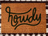 Howdy Door Mat Welcome Door Mat Absorbent Non-Slip Floor Mat Scraping Mud Mat 16x24...