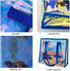 Iridescent Clear Tote Bag, Fashion Holographic Waterproof Beach Bag, Shoulder Handbag for Shopping, Gym, Travel...