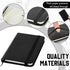 4 Pcs Hardcover Leather Pocket Notebook 4 x 2.5 Inch Small Notebook 50 Sheets Hardcover Mini Notepad Tiny Lined Journal Notebook for Office Home S...