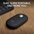 Logitech Pebble Mouse 2 M350s Slim Bluetooth Wireless Mouse, Portable, Lightweight, Customizable Button, Quiet Clicks, Easy-Switch for Windows, ma...