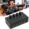 DAUERHAFT 4 Channel Stereo Headphone Amp,Ultra Low Noise Headphone Amplifier,Professional Multi Channel Mini Earphone Splitter Amp,for Sound Reinf...