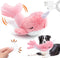 Mity rain 2 in 1 Interactive Dog Toys, Fish Dog Toy to Keep Them Busy, Plush Squeaky Dog Toys, Rechargeable Wiggly Pink Pet Toys for Small Medium ...