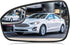 Left Driver Side Mirror Glass Replacement for 2013 2014 2015 2016 2017 2018 2019 2020 Ford Fusion Heated Mirror Replace DS7Z17K707F...