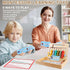 Wooden Montessori Toys for Kids 3 4 5 6 7 8 Years Old, Alphabet Learning Toys with 26 Cards, Brain Teaser Logic Board Games for Preschool Kinderga...