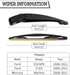 Rear Wiper Arm Blade Nut Set Replacement for Ford Escape 2008-2012 FLEX 2009-2019,Mercury Mariner 2008-2011,Mazda Tribute 2008-2011,Rear Wiper Cov...