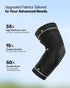 Elbow Compression Sleeve 2 Pack, High Elastic Elbow Brace for Tendonitis and Tennis Elbow for Women & Men, Pain Relief Elbow Sleeve for Tennis, Go...