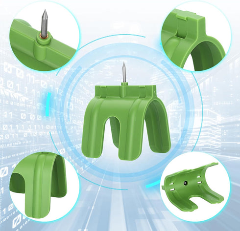 Sumnacon 5 Pack Drywall Outlet Markers Outlet Marker for Drywall Installation with Steel Tips ABS Plastic Drywall Marking Tool for Electrical Outl...