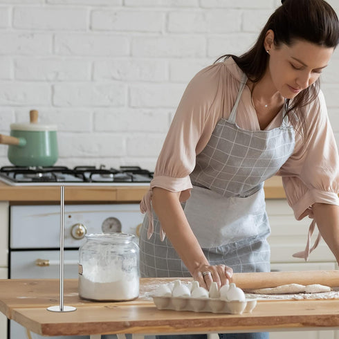 Cake Heating Rod 5.71 Inch Sliver Baking Nails for Baking Stainless Steel Heating Core for Cakes Baking Stick Supplies (4 Pcs)...