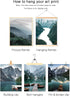HoozGee Scandinavia Travel Wall Art Prints Mountain Pictures Wall Decor Natural Landscape Photography Poster Canvas Print Wall Art Pictures Living...