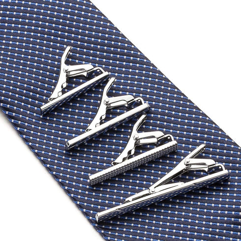 Tie Bars for Men Skinny Regular Necktie, Length 1.5 Inch-2.3 Inch, Tie Clips Set in Gift Box...