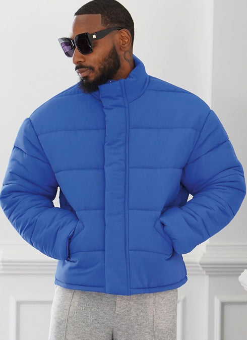 Know Me Men's Oversized Puffer Coat Sewing Pattern Packet, Sizes 44-46-48-50-52, Multicolor...