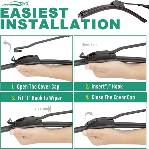 Windshield Wiper Blades,Car Wipers Blade 22X18 Inch with Premium Rubber and Stable Base Design,OEM Quality Wiper Clear Quiet and Durable Auto Repl...