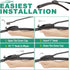 Windshield Wiper Blades,Car Wipers Blade 22X18 Inch with Premium Rubber and Stable Base Design,OEM Quality Wiper Clear Quiet and Durable Auto Repl...