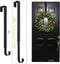 Wreath Hanger, Adjustable Over The Door Wreath Hanger from 14.9 to 25 Inches & Wreath Holder & Wreath Door Hanger for Front Door Decor 20 lbs Larg...