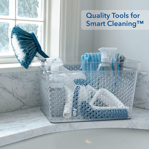 Unger EZ Reach Shower Tub & Tile Scrub Brush – Crevice Cleaning Brush, Bathroom Cleaning Supplies, Bathroom Scrubber, Great for Showers, Fixtures ...