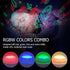 Cute Horses Projector with 10H Timer, RGBW LED Horse Night Light, 360° Rotation, USB/Battery Operated, Gifts for Baby, Kids, Girls, and Women Bedr...