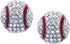 Kenz Laurenz Baseball Earrings Stud Posts...