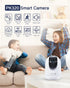 Indoor Security Camera 2K, Pet Camera with Phone App, WiFi Cameras for Home Security Camera for Dog/ Baby Monitor/Elder Pan Tilt, 2.4G, 24/7, 2-Wa...