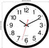 Foxtop Black Wall Clock Silent Non-Ticking 12 Inch Quartz Battery Operated Round Analog Wall Clock for Classroom School Office Living Room Bedroom...