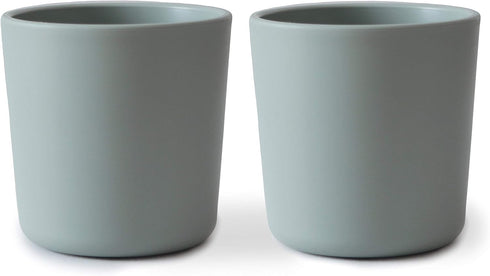mushie Dinnerware Cups For Kids | Made in Denmark, Set of 2 (Sage)...