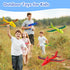 3 Pack Dino Airplane Launcher Toys, 2 Flight Modes Foam Glider Catapult Plane Toy for Boys, Outdoor Dinosaur Flying Toys Kids Birthday Gifts for B...